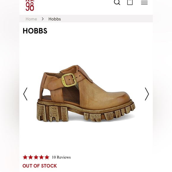 A.S.98 Shoes - AS98 Hobbs Camel 38 (8-8.5)